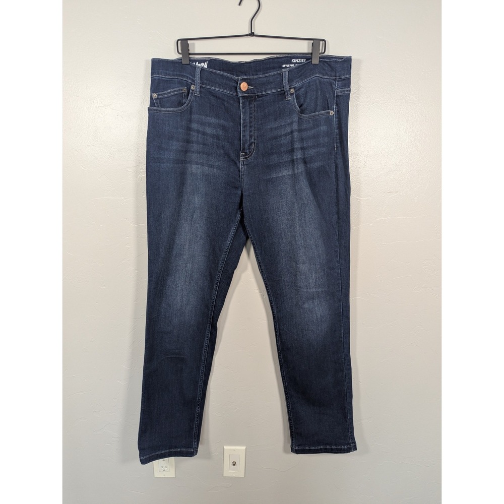 Mugsy Jeans Mens‎ 38x32 Blue Denim Kinzies Stretch Medium Washer FLX4NKZ